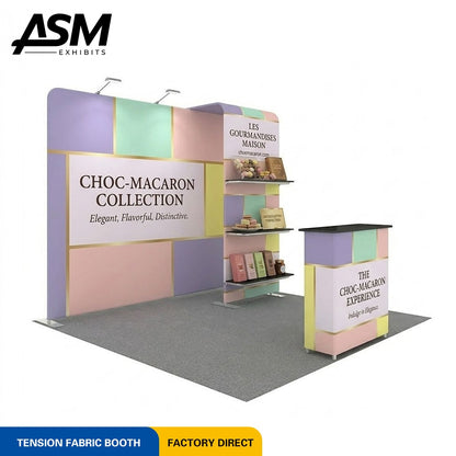 10x10ft Convention Center Trade Show Booth – view 3
