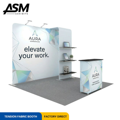 Custom 10x10ft Product Launch Exhibition Stand – view 2