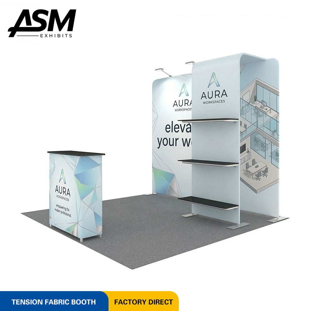 Custom 10x10ft Product Launch Exhibition Stand – view 3