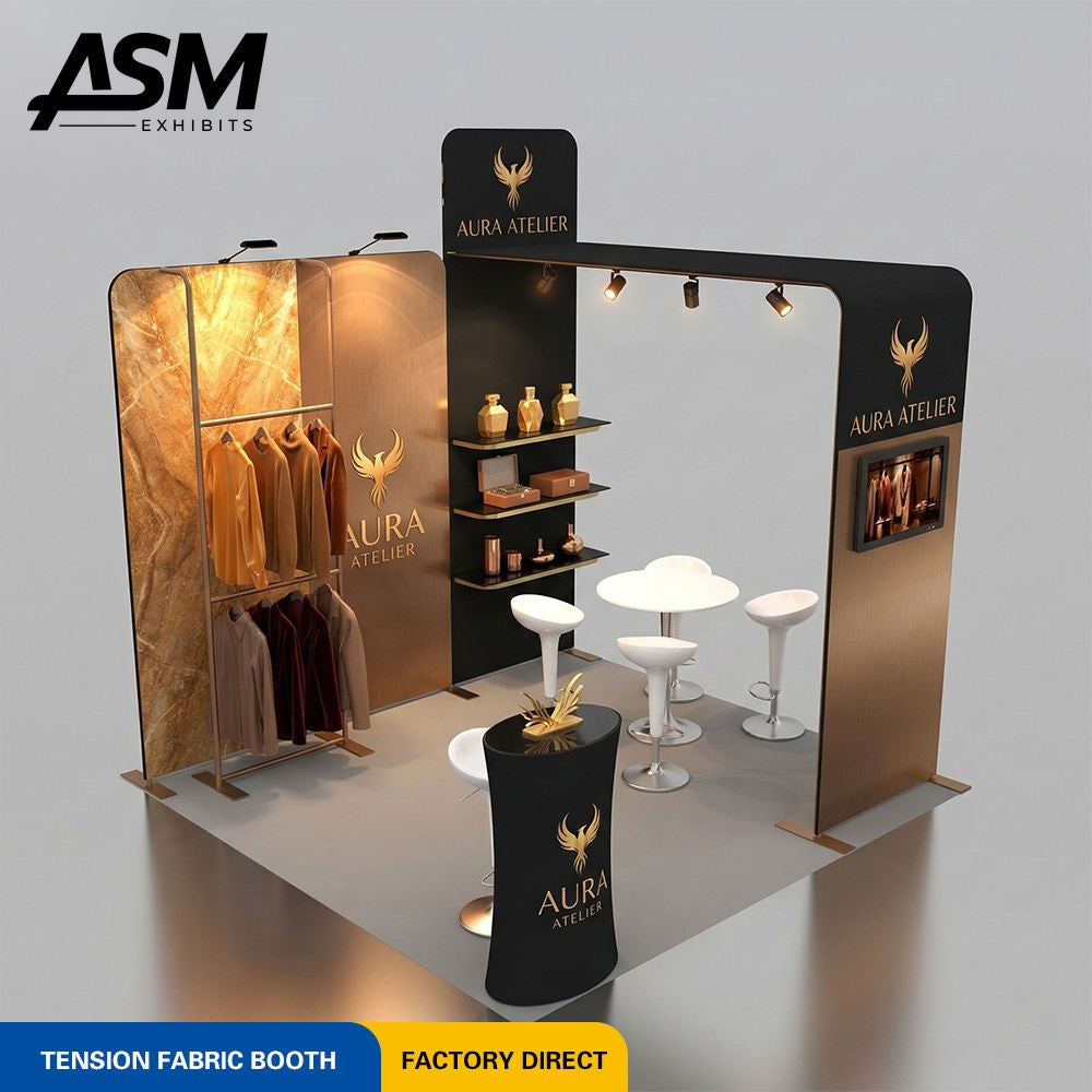 Custom 10x10ft Retail Pop Up Exhibition Booth – view 1