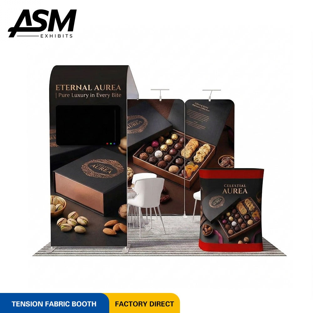 Custom 10x10ft Event Marketing Exhibition Booth – view 2