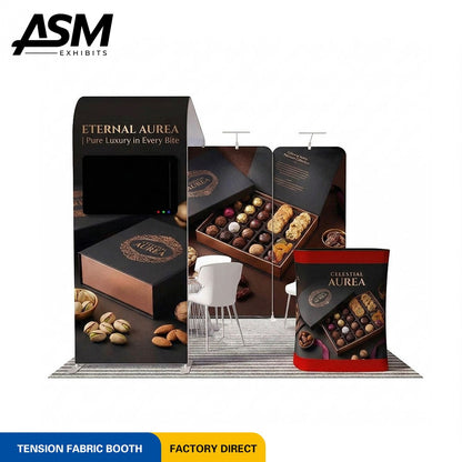 Custom 10x10ft Event Marketing Exhibition Booth – view 2