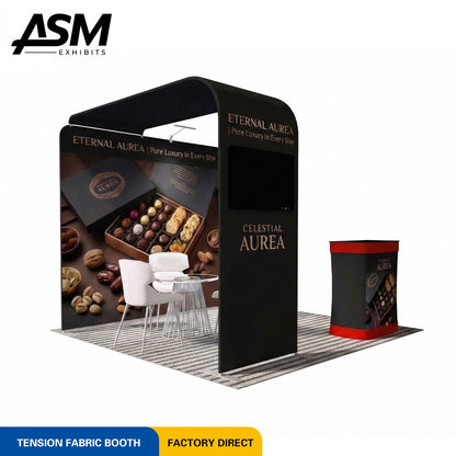 Custom 10x10ft Event Marketing Exhibition Booth – view 3