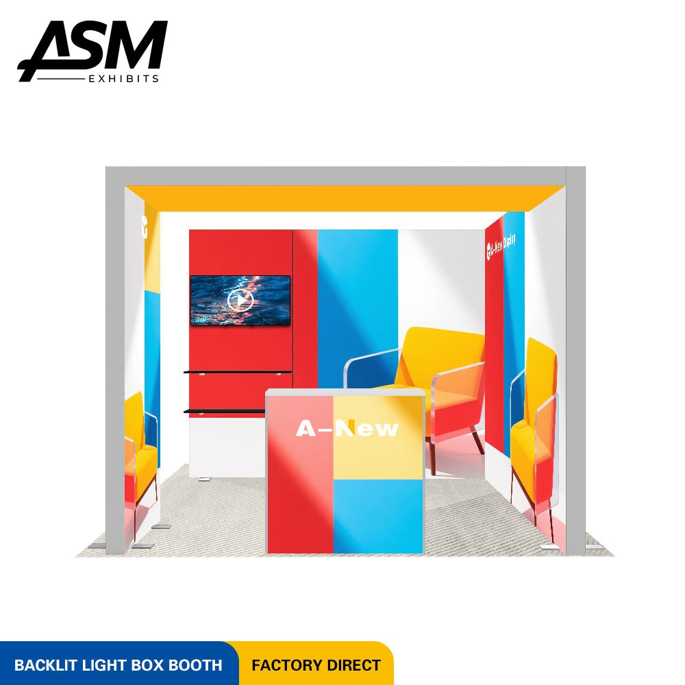 10x10ft Custom Logo Trade Show Display – view 3