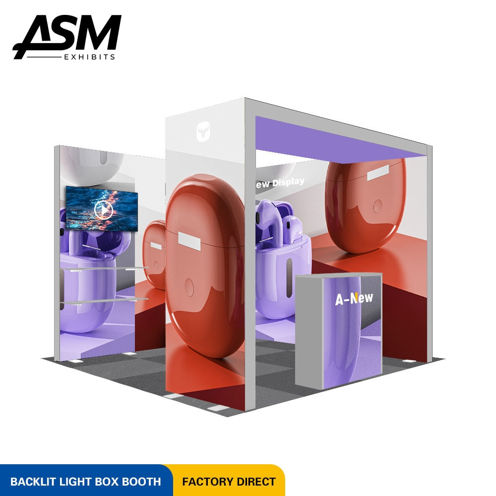 Custom 10x10ft High Resolution Print Booth – view 2