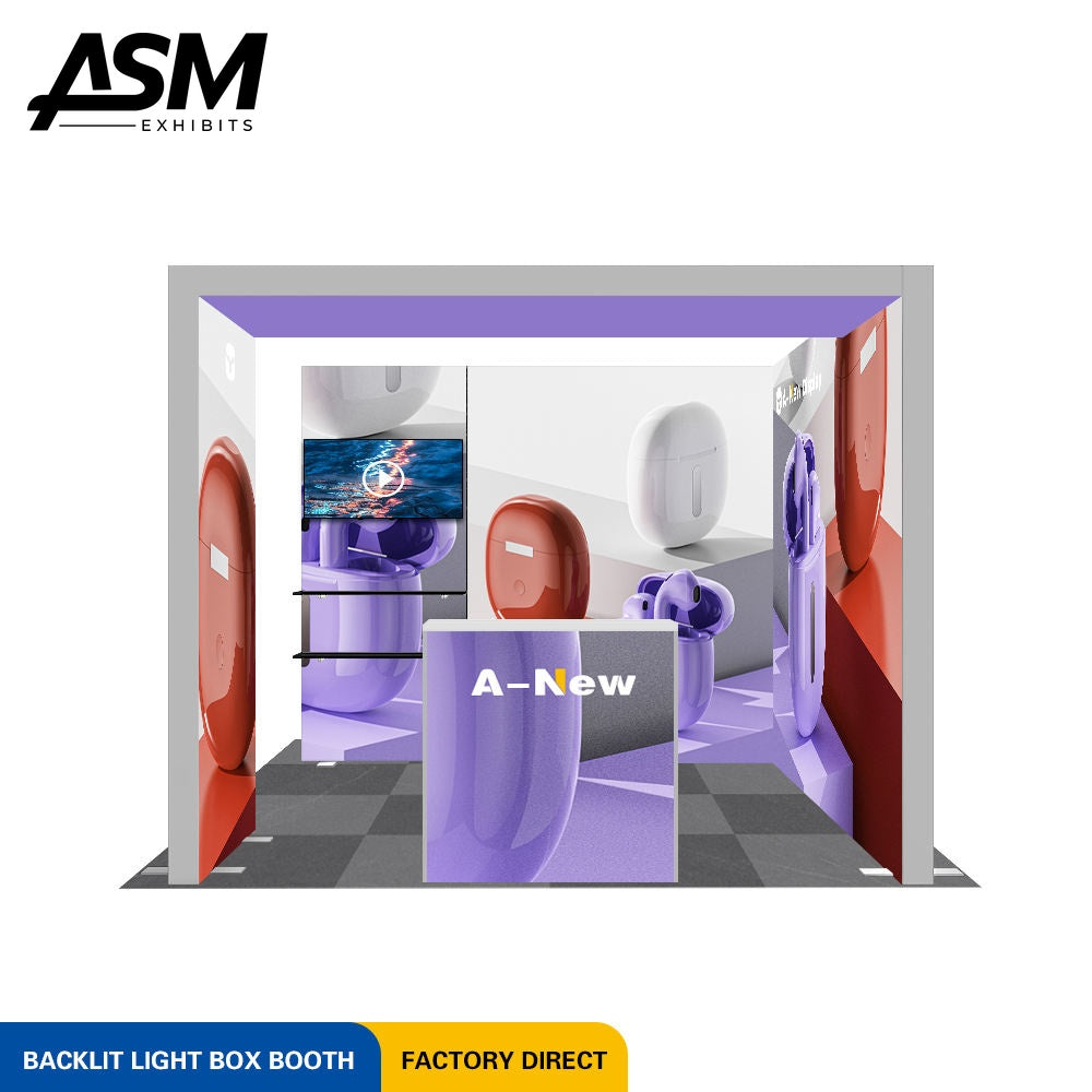 Custom 10x10ft High Resolution Print Booth – view 3