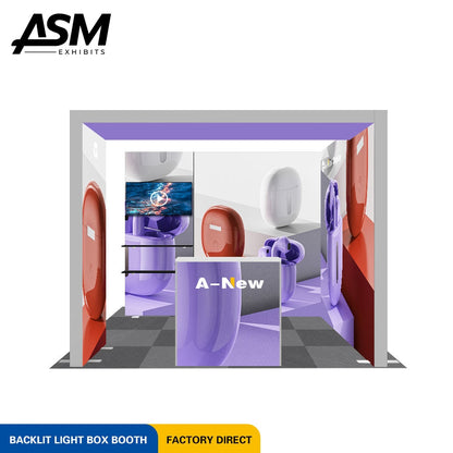 Custom 10x10ft High Resolution Print Booth – view 3