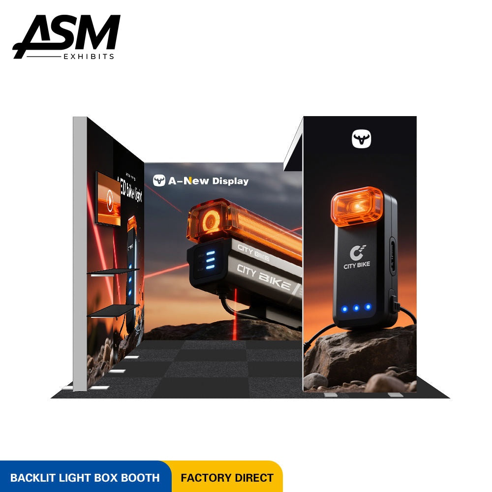10x10ft Rust Resistant Aluminum Exhibit Booth – view 1