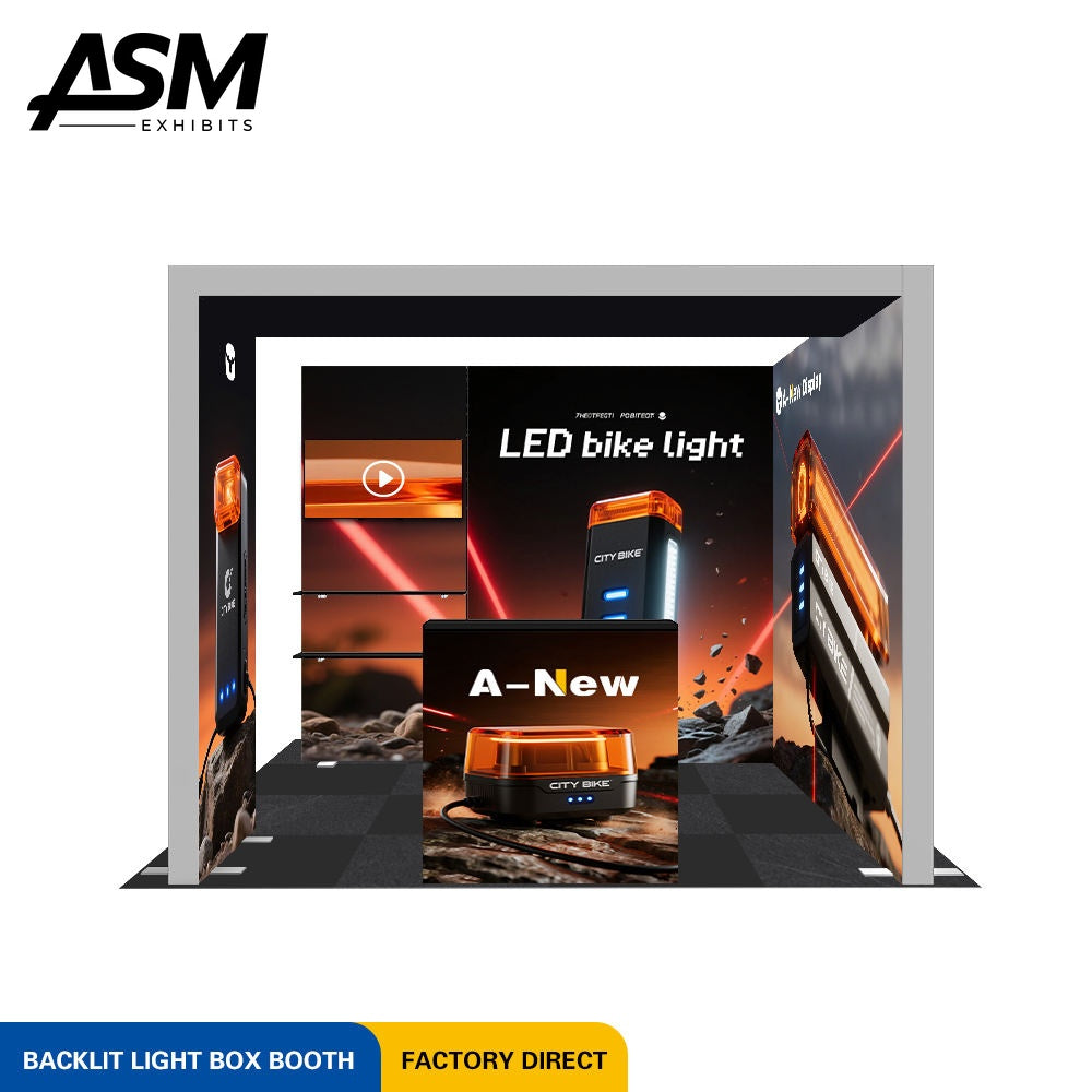 10x10ft Rust Resistant Aluminum Exhibit Booth – view 3