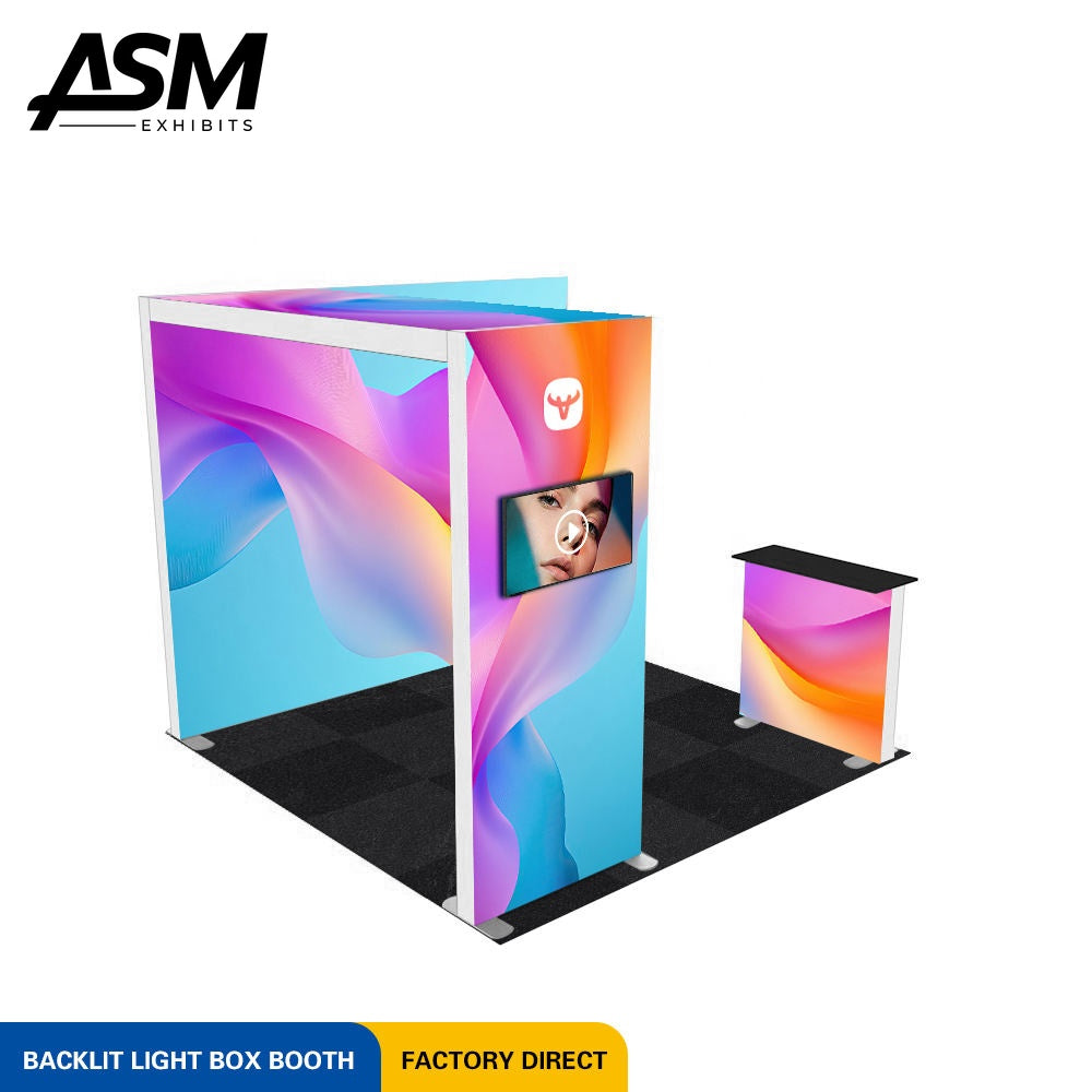 Custom 10x10ft Replacement Graphic Booth – view 1