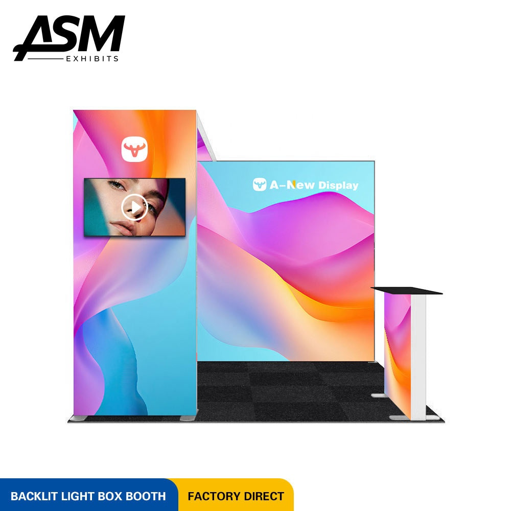 Custom 10x10ft Replacement Graphic Booth – view 2