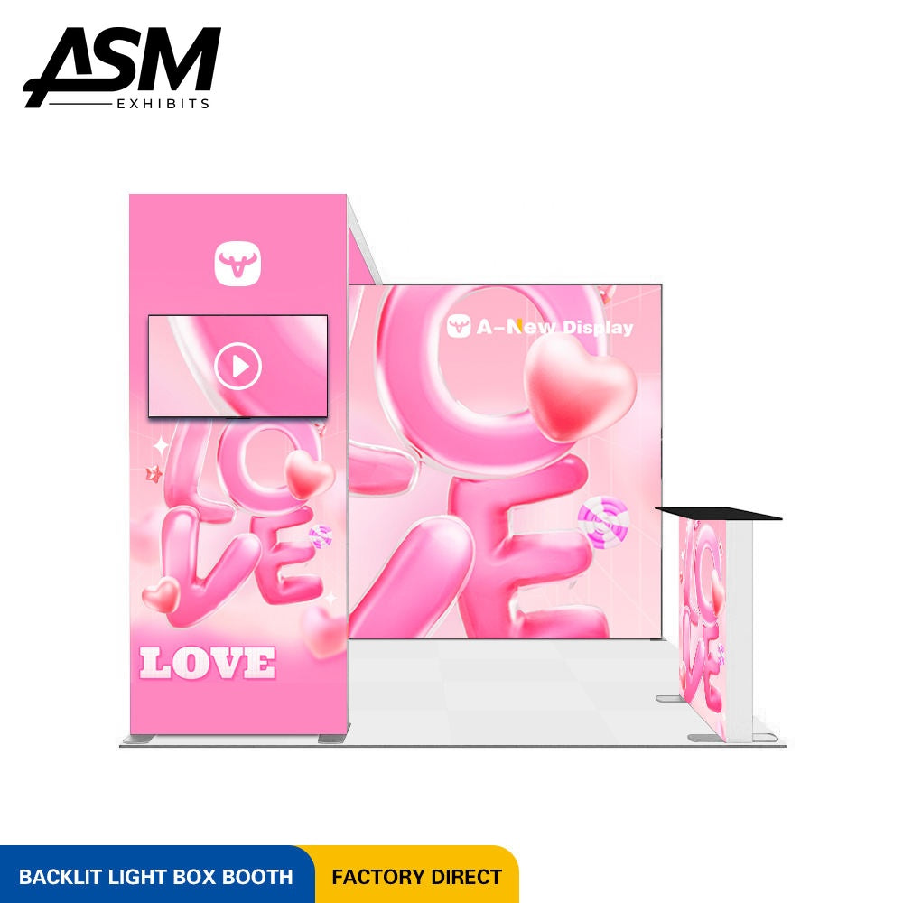 Custom 10x10ft Exhibition Booth Houston TX – view 2