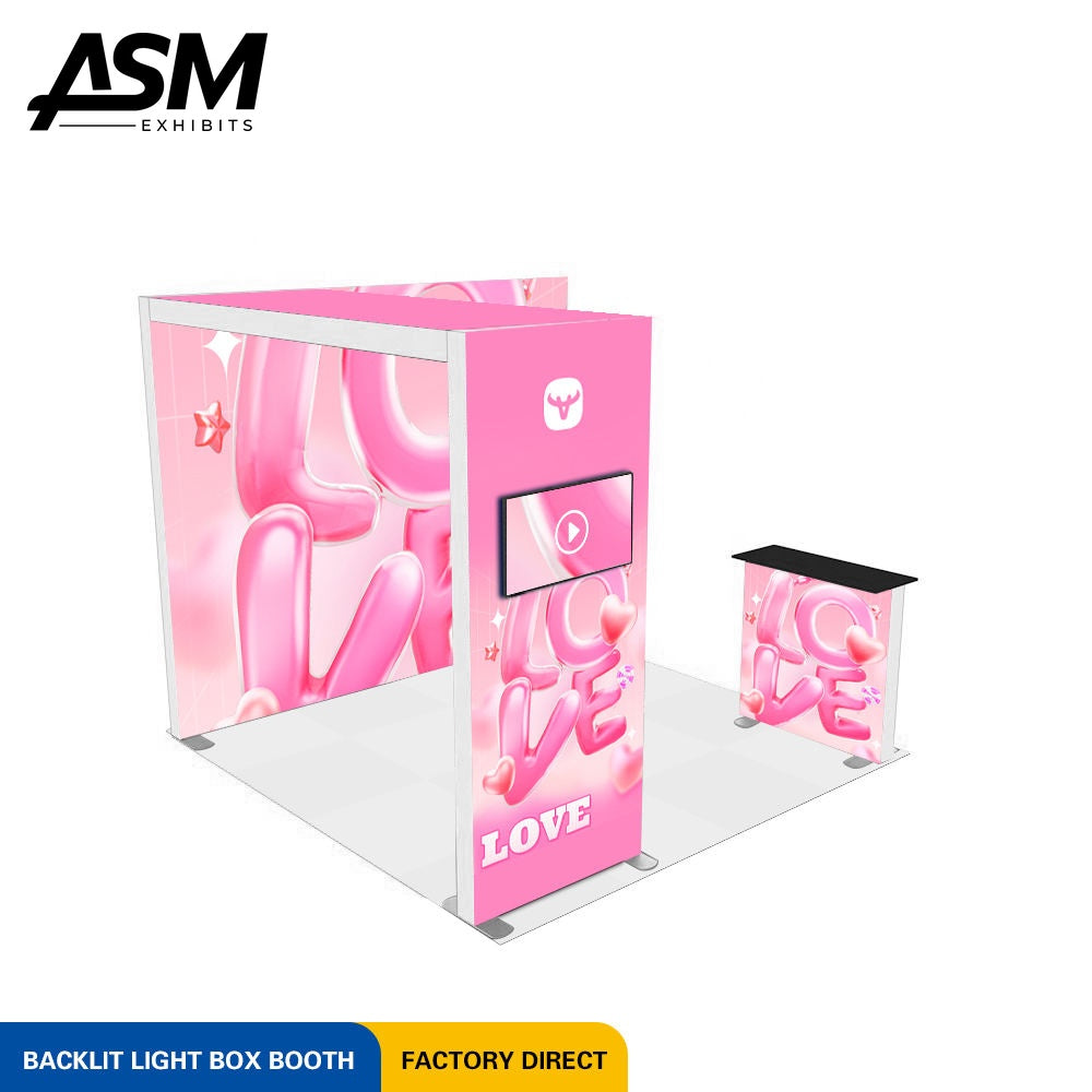 Custom 10x10ft Exhibition Booth Houston TX – view 3