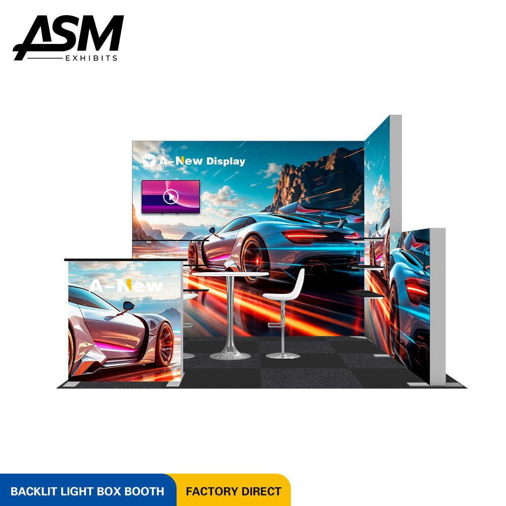 10x10ft Trade Show Booth Fast USA Shipping – view 2