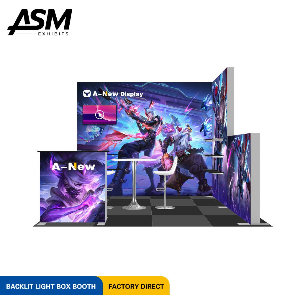 Custom 10x10ft Exhibition Booth Las Vegas – view 2