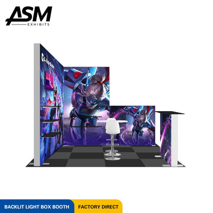 Custom 10x10ft Exhibition Booth Las Vegas – view 3