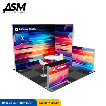 10x10ft Trade Show Booth Chicago Exhibition – view 2