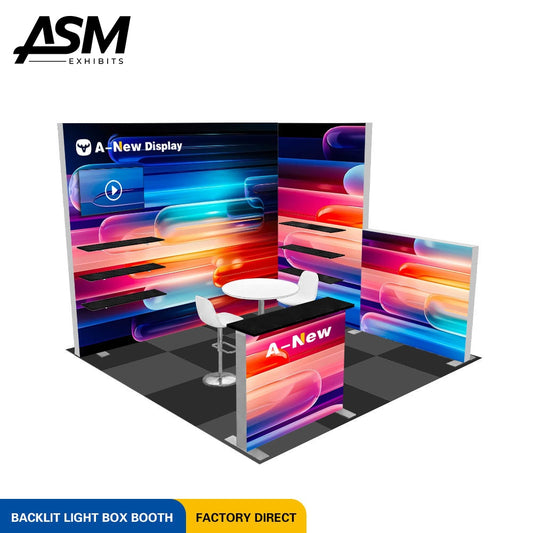 10x10ft Trade Show Booth Chicago Exhibition – view 2