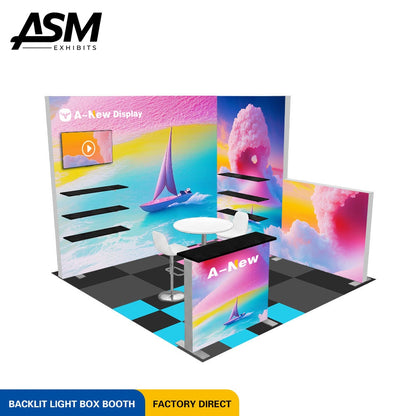 Custom 10x10ft Exhibition Booth New York – view 1