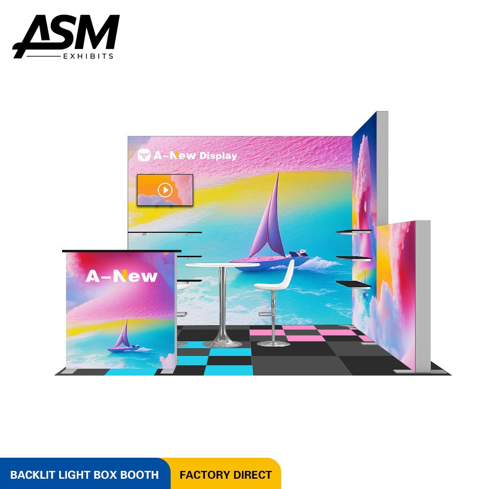 Custom 10x10ft Exhibition Booth New York – view 2