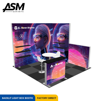10x10ft Trade Show Booth Orlando Florida – view 2