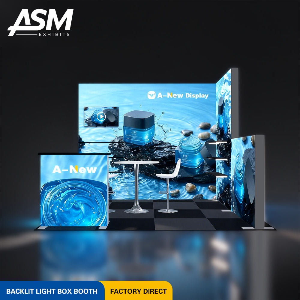Custom 10x10ft Exhibition Booth Los Angeles – view 1
