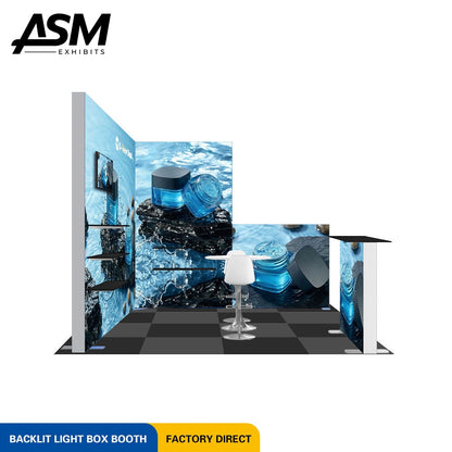 Custom 10x10ft Exhibition Booth Los Angeles – view 3