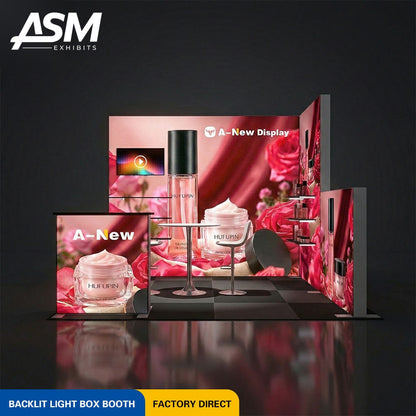 10x10ft Trade Show Booth Dallas Texas – view 1