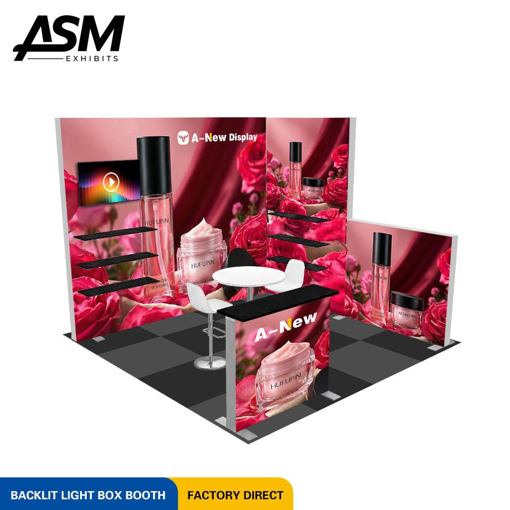 10x10ft Trade Show Booth Dallas Texas – view 2