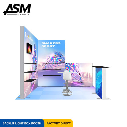 Custom 10x10ft Exhibition Booth Atlanta GA – view 3