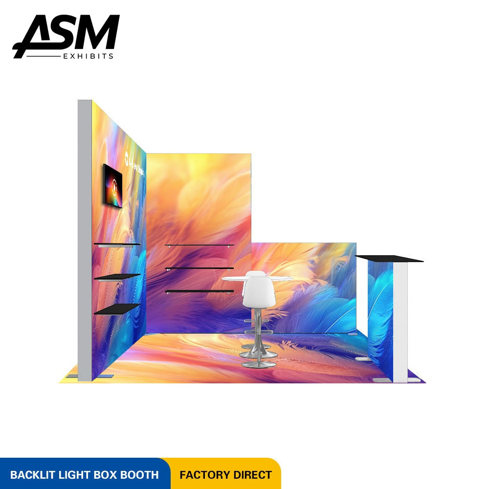 10x10ft Trade Show Booth Denver Colorado – view 3