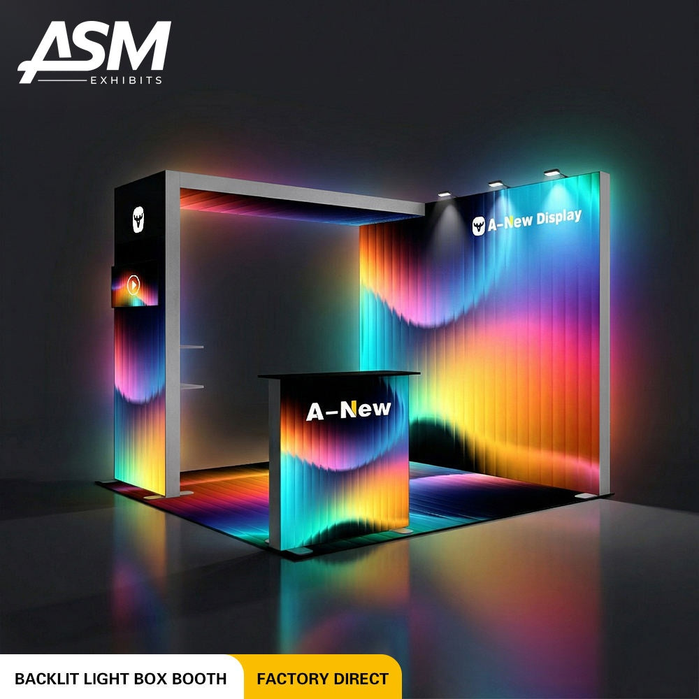Custom 10x10ft Exhibition Booth Seattle WA – view 1