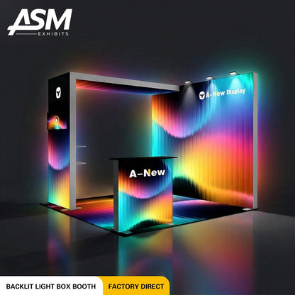 Custom 10x10ft Exhibition Booth Seattle WA – view 1