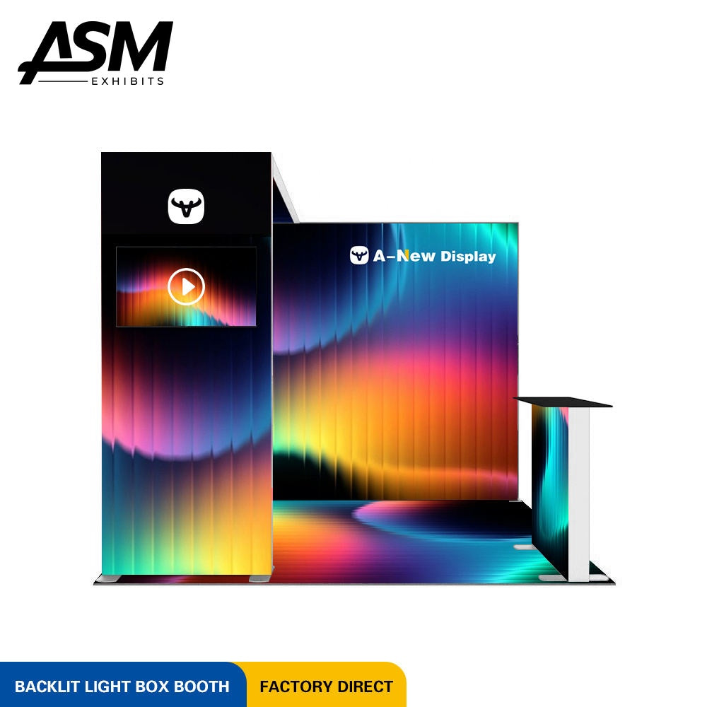 Custom 10x10ft Exhibition Booth Seattle WA – view 2
