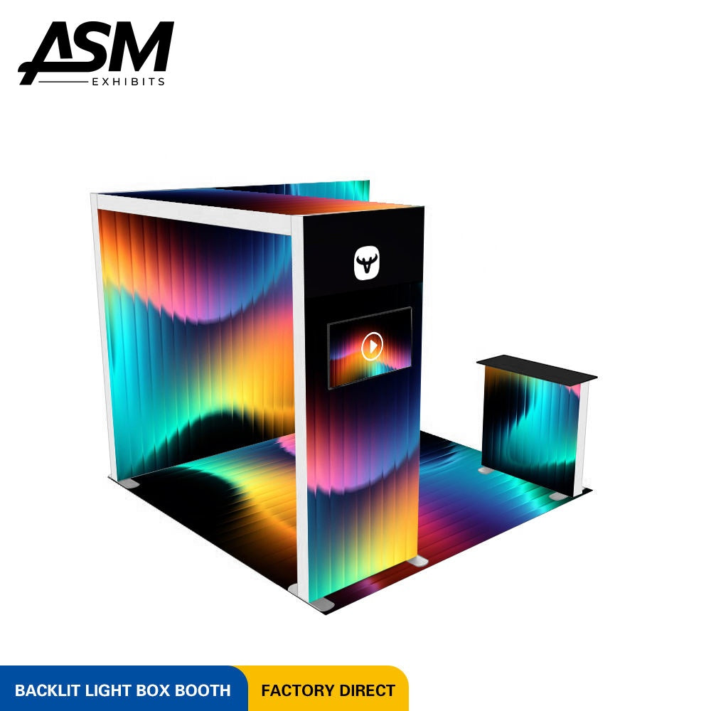 Custom 10x10ft Exhibition Booth Seattle WA – view 3