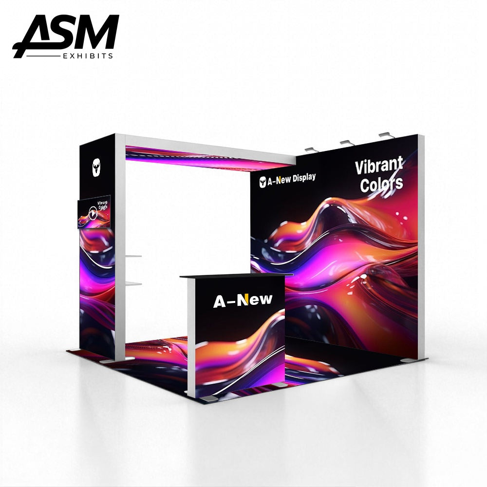 10x10ft Trade Show Booth Phoenix Arizona – view 2