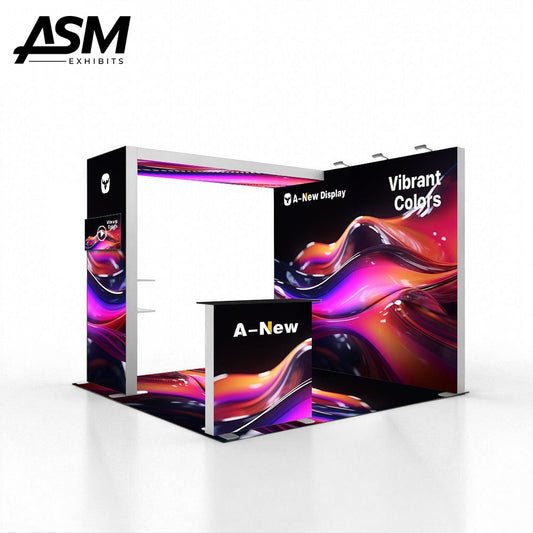10x10ft Trade Show Booth Phoenix Arizona – view 2
