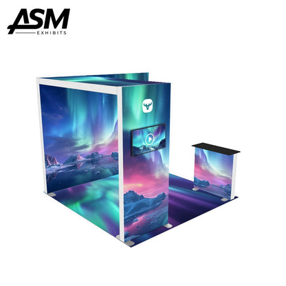 Custom 10x10ft Exhibition Booth Miami FL – view 3