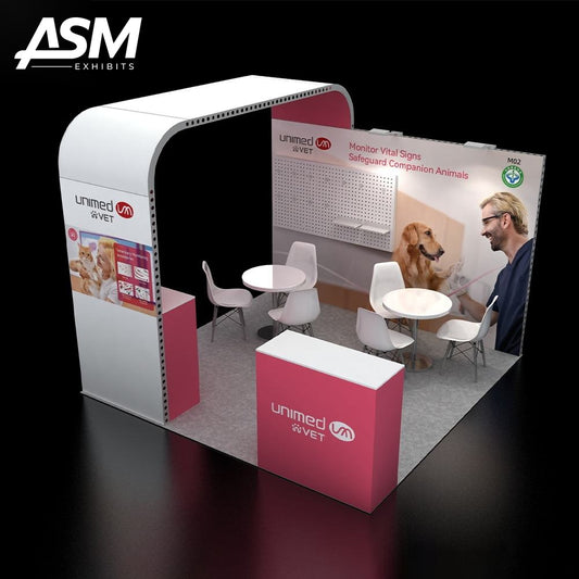 10x10ft Trade Show Booth San Diego CA – view 1