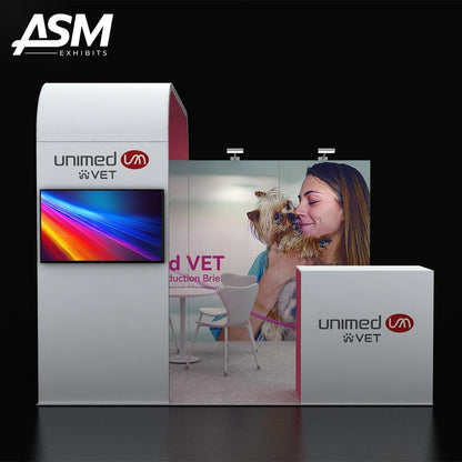 10x10ft Trade Show Booth San Diego CA – view 2