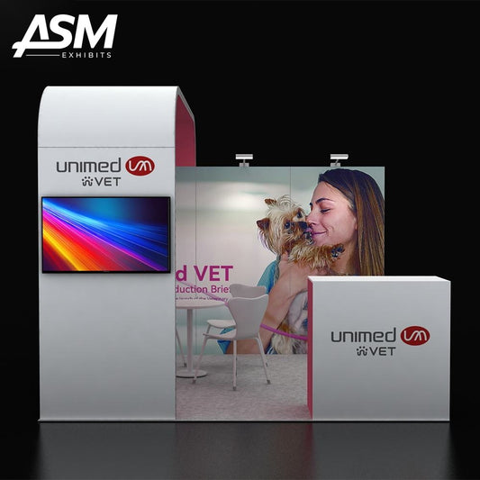 10x10ft Trade Show Booth San Diego CA – view 2