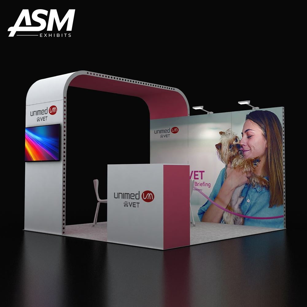 10x10ft Trade Show Booth San Diego CA – view 3