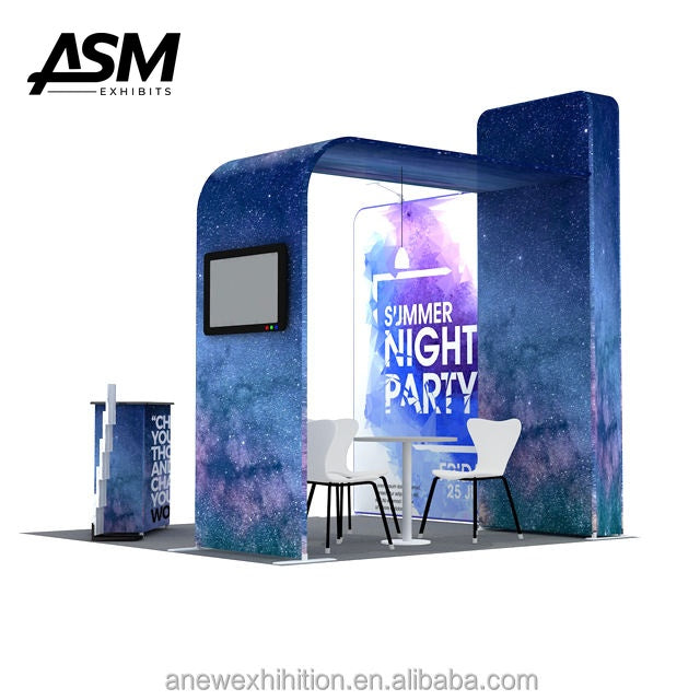 Custom 10x10ft Exhibition Booth Nashville TN – view 1