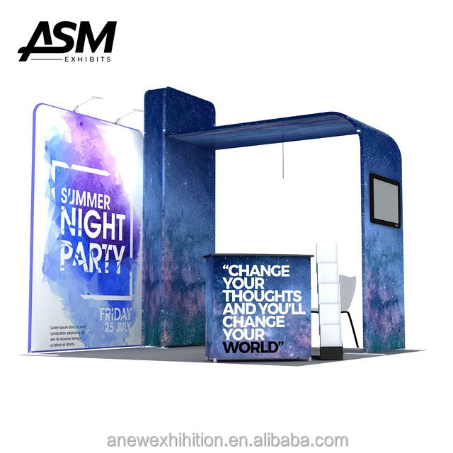 Custom 10x10ft Exhibition Booth Nashville TN – view 2