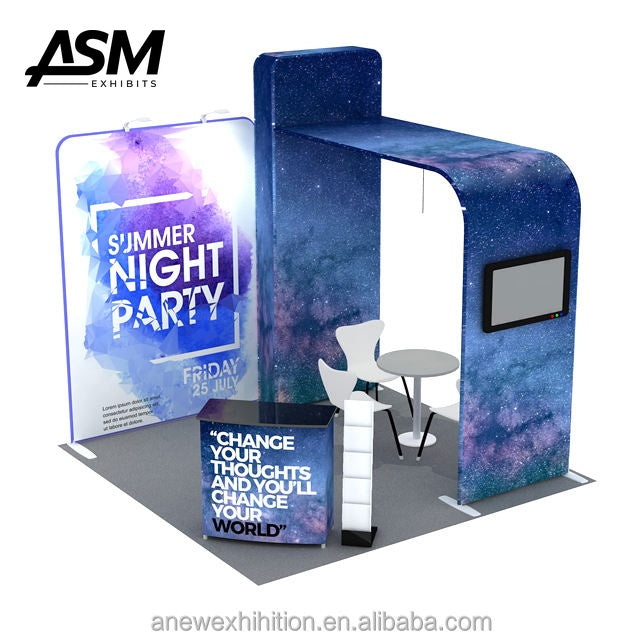 Custom 10x10ft Exhibition Booth Nashville TN – view 3