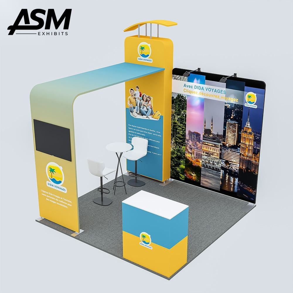 10x10ft Trade Show Booth San Francisco CA – view 1