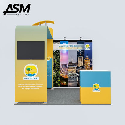 10x10ft Trade Show Booth San Francisco CA – view 3