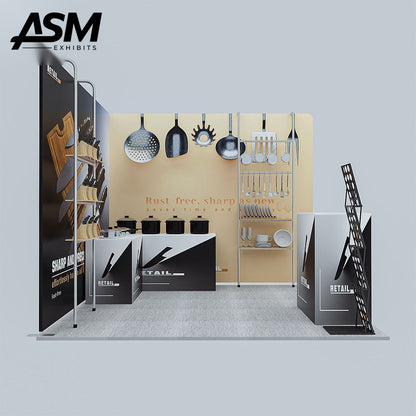 10x10ft Trade Show Booth Washington DC – view 1