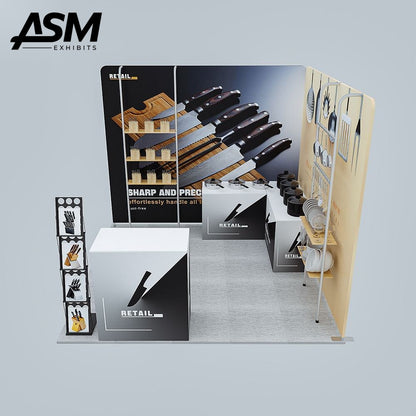 10x10ft Trade Show Booth Washington DC – view 3