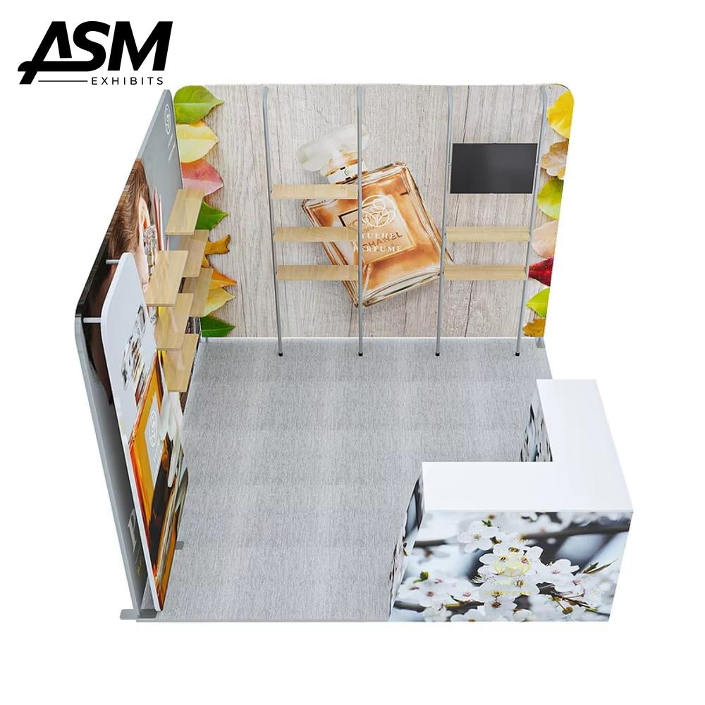 Custom 10x10ft Exhibition Booth Portland OR – view 2